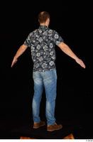  Orest blue jeans blue shirt brown shoes casual dressed standing whole body 0014.jpg